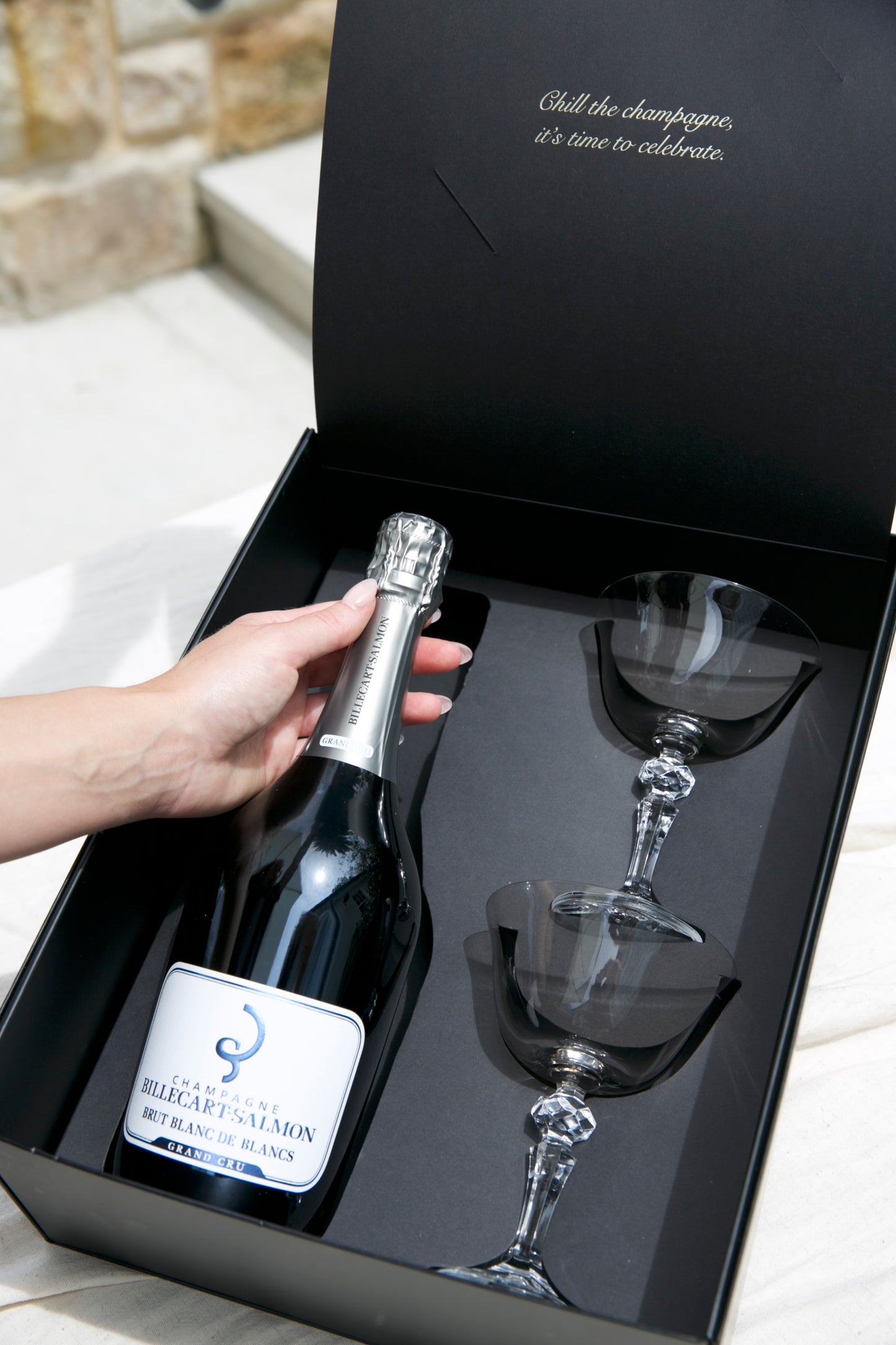 The Billecart Salmon Blanc de Blanc & Coupe Gift