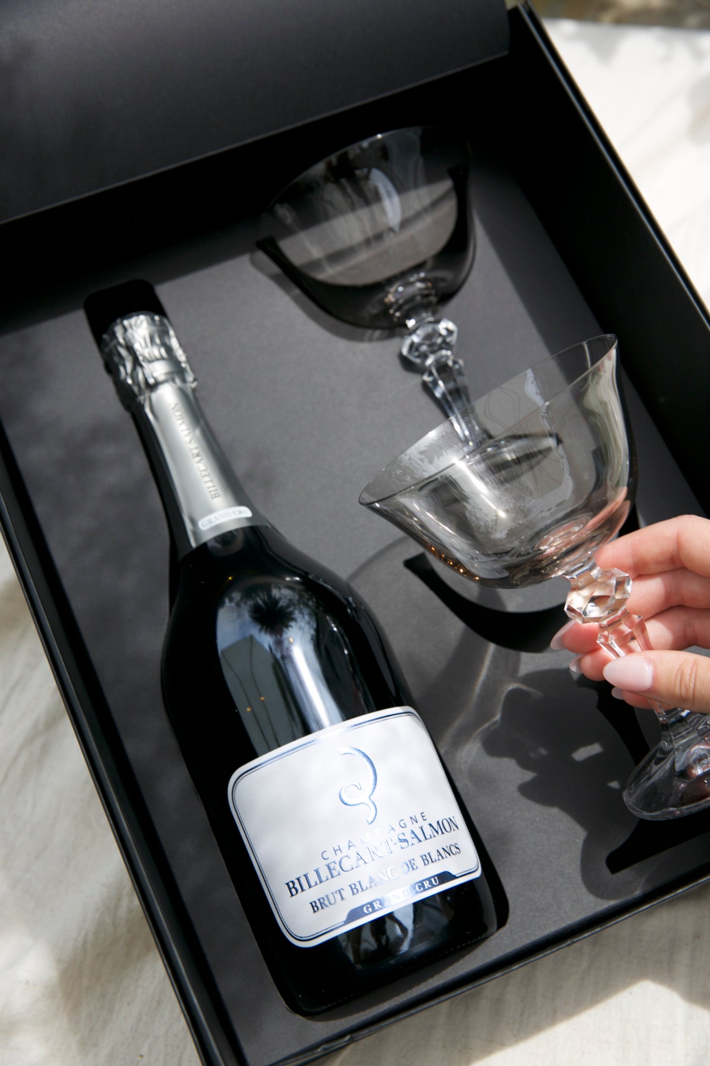 The Billecart Salmon Blanc de Blanc & Coupe Gift