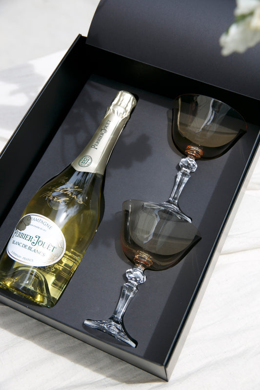 Perrier-Jouët Blanc de Blanc & Coupe Gift