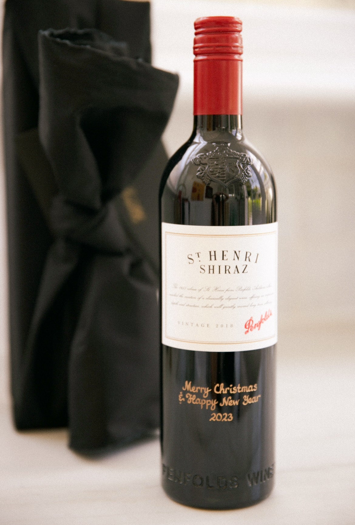 Engraved Penfolds St Henri Shiraz Gift